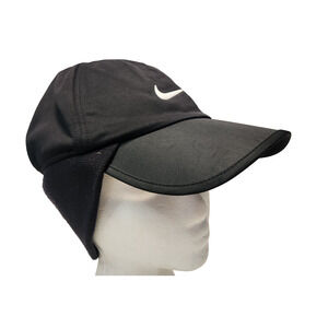 Nike Protect Golf Thermal Black Cold Weather Ball Cap Hat Beanie Combo OSFM